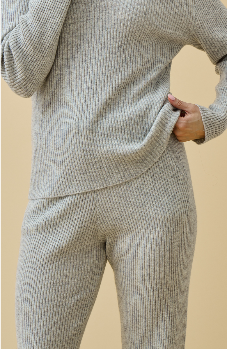 KIP Merino Cashmere Lounge Pants, Alternate, color, Dove Grey