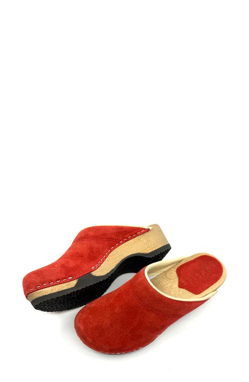 Kunsten Embla Clog In Red