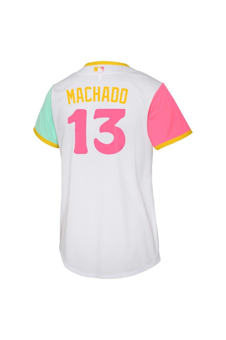 Toddler Nike Manny Machado White San Diego Padres City Connect Replica Player Jersey, Alternate, color, White