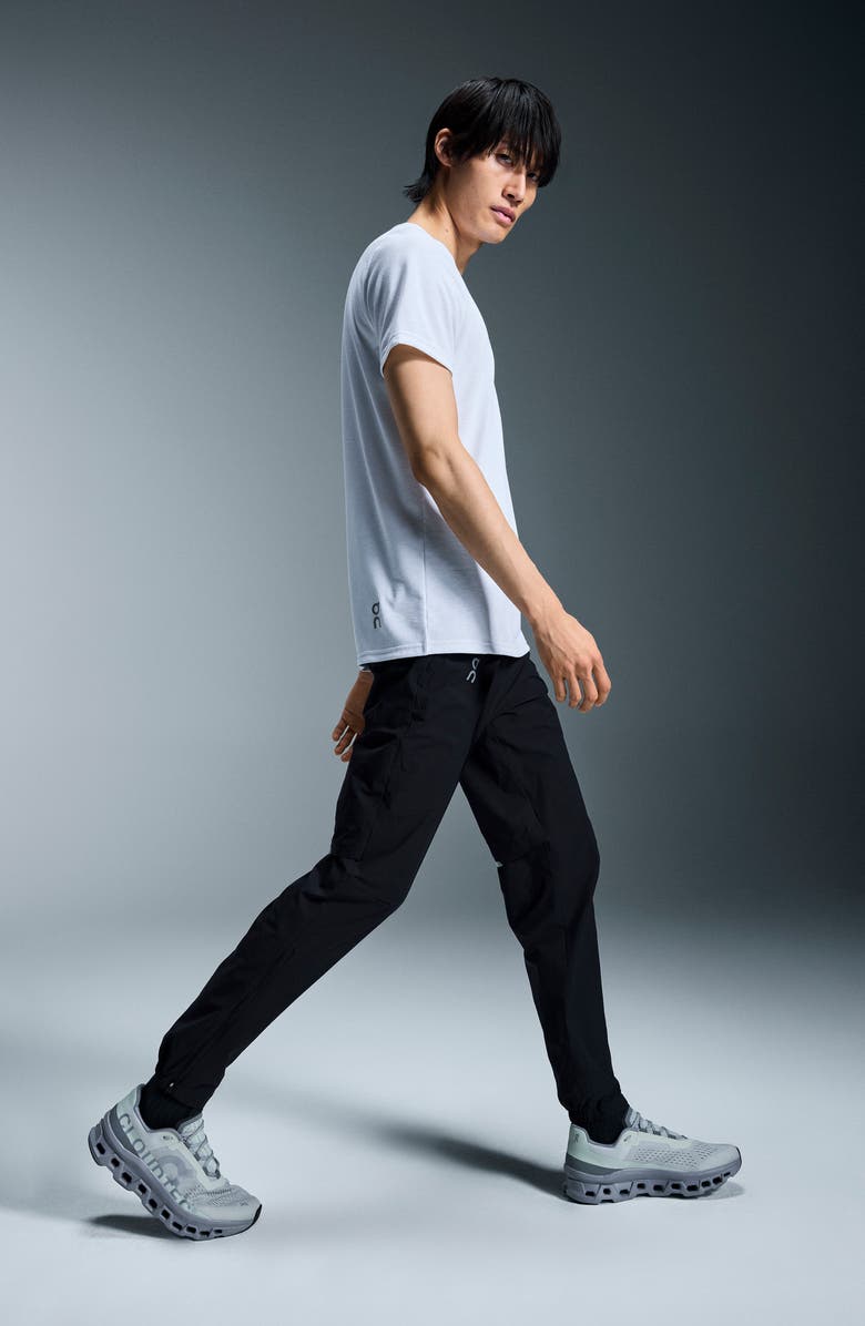 On Core Zip Cuff Pants, Alternate, color, Black