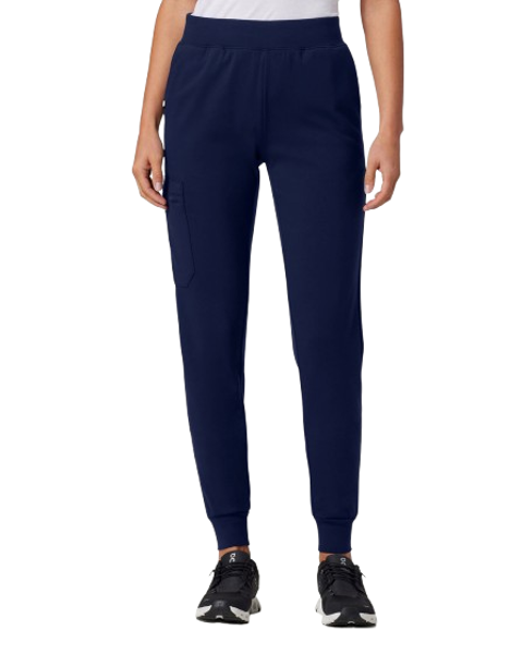 Rubi Women's 6-Pocket Slim Knit Scrub Jogger
