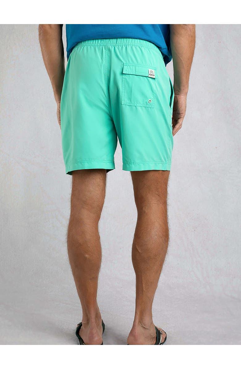 Weird Fish Banning Swim Short, Alternate, color, Aqua Marine