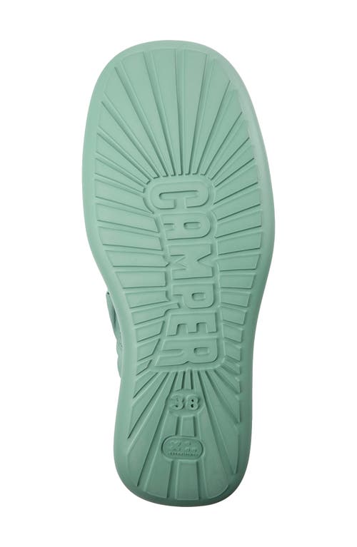 Camper Onda Mary Jane Flat In Medium Green