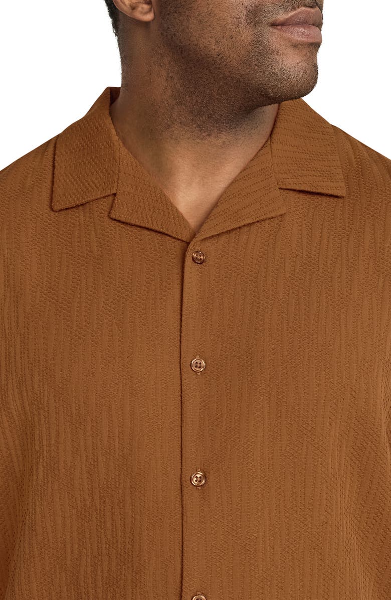 Johnny Bigg Griffen Relaxed Fit Textured Cotton Camp Shirt, Alternate, color,