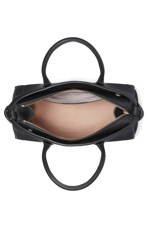 Kate Spade New York Knott Large Zip Top Satchel Bag In Black