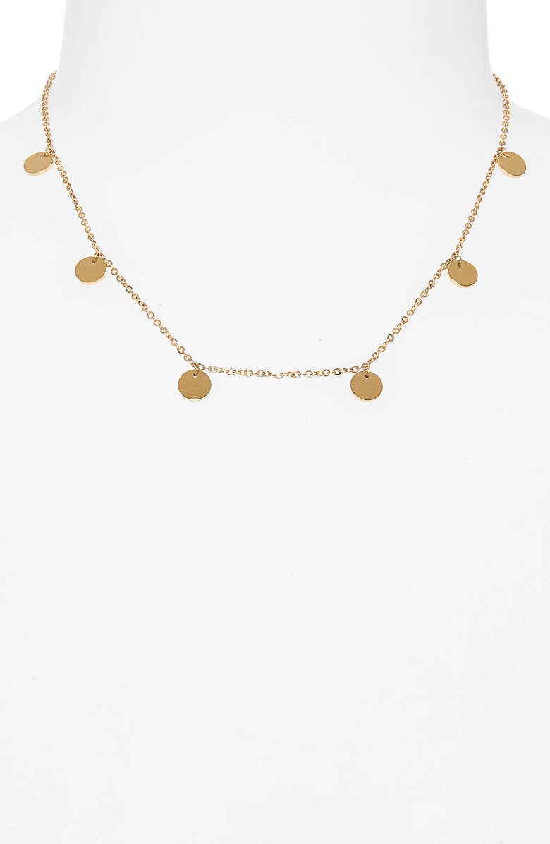 Knotty Coin Station Choker, Alternate, color,