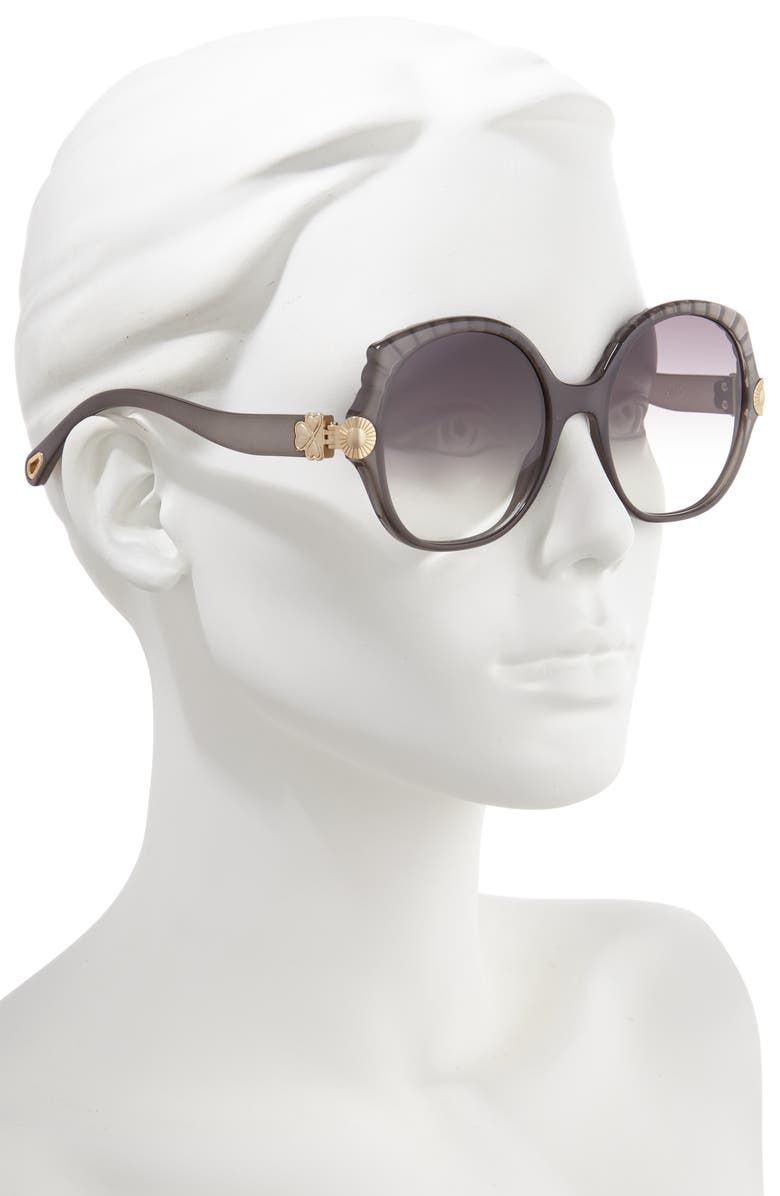 Chloé Vera 56mm Seashell Shape Sunglasses, Alternate, color,