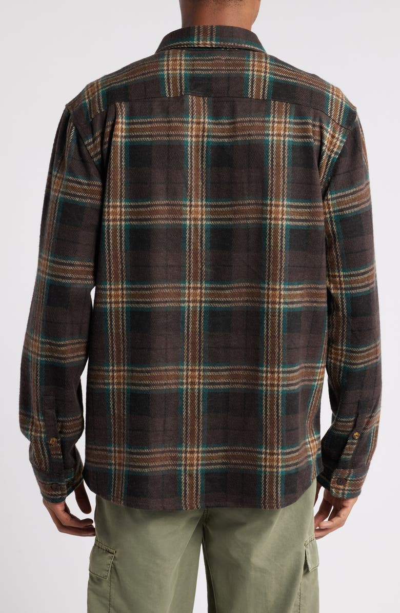 RVCA Vacancy Plaid Regular Fit Button-Up Shirt, Alternate, color,