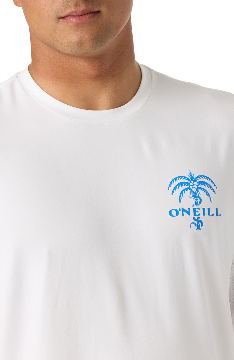 O'Neill Surf Supply Long Sleeve Rashguard, Alternate, color, White