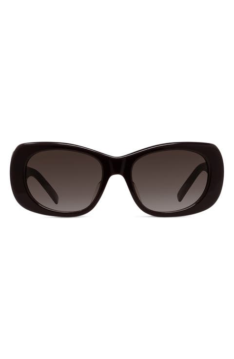 53mm Geometric Sunglasses