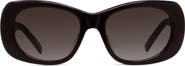 Givenchy 53mm Geometric Sunglasses