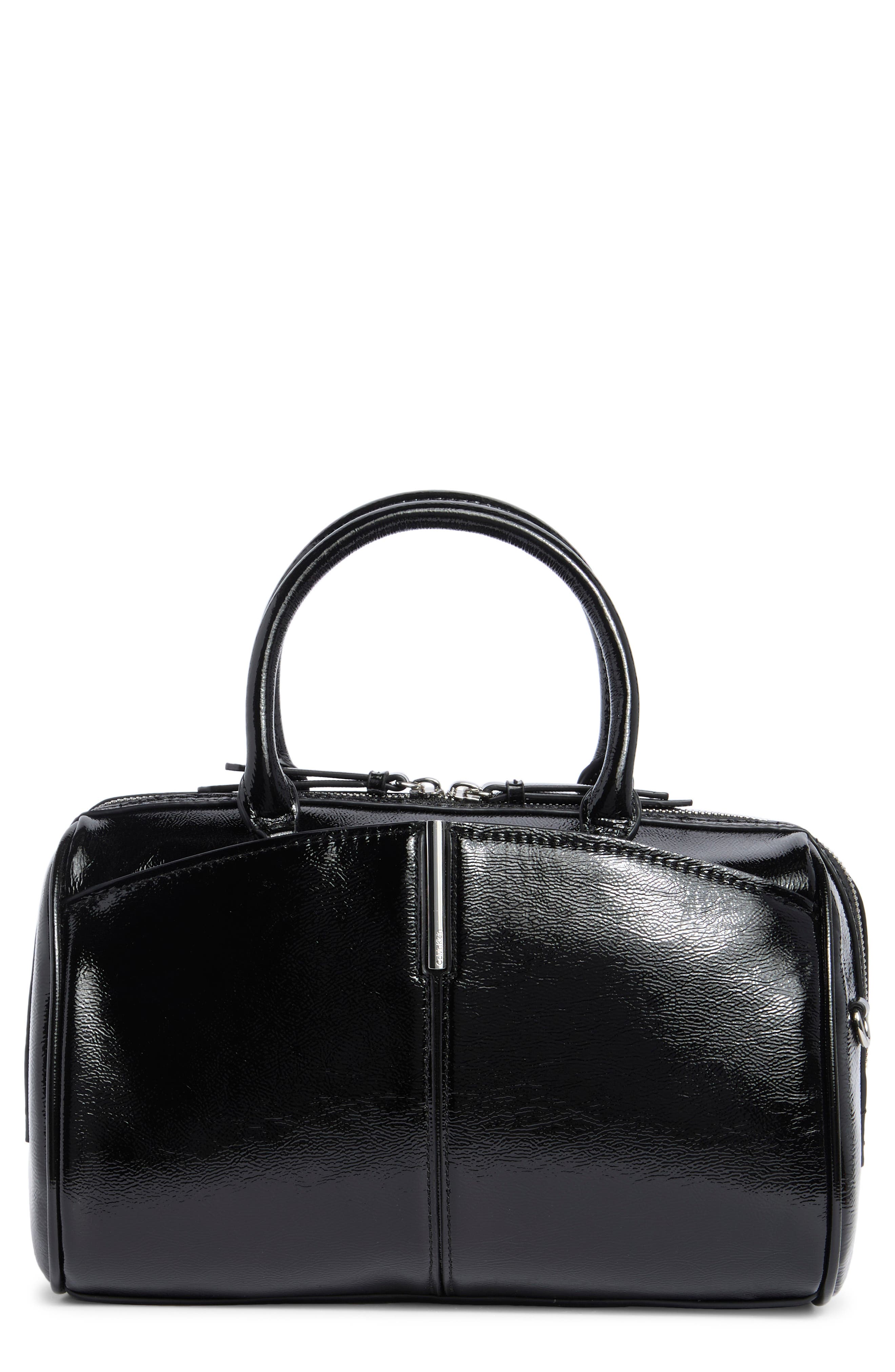 Genevieve Faux Leather Satchel