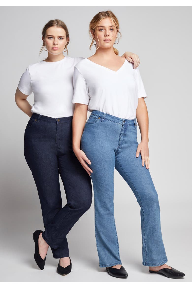 June Fit Bootcut Jeans, Alternate, color, MEDIUM BLUE