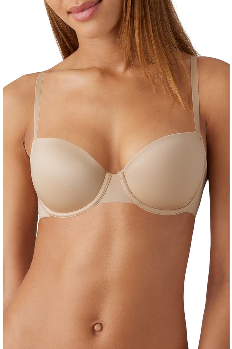Future Foundation Underwire Balconette Bra, Main, color, AU NATURAL