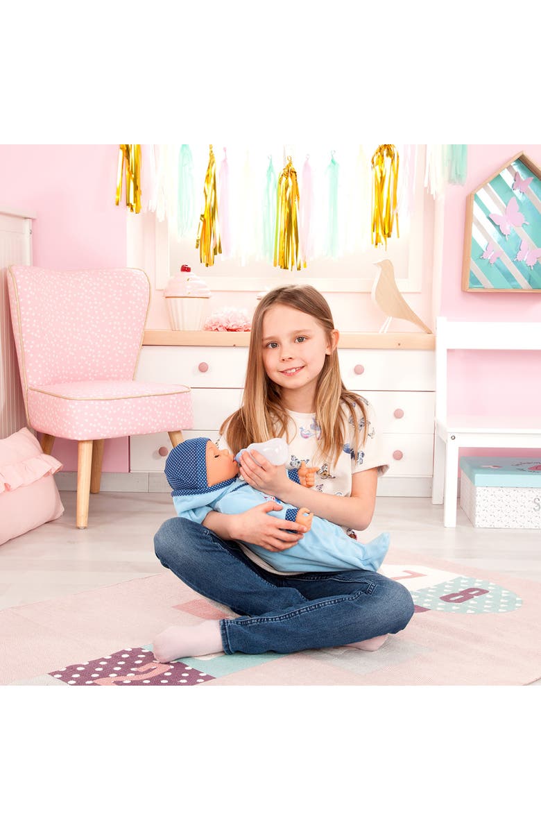 Bayer Design 18 Inch Hello Baby Boy Doll Boat Design, Alternate, color, Multicolored