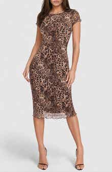 Power Mesh T-Shirt Maxi Dress