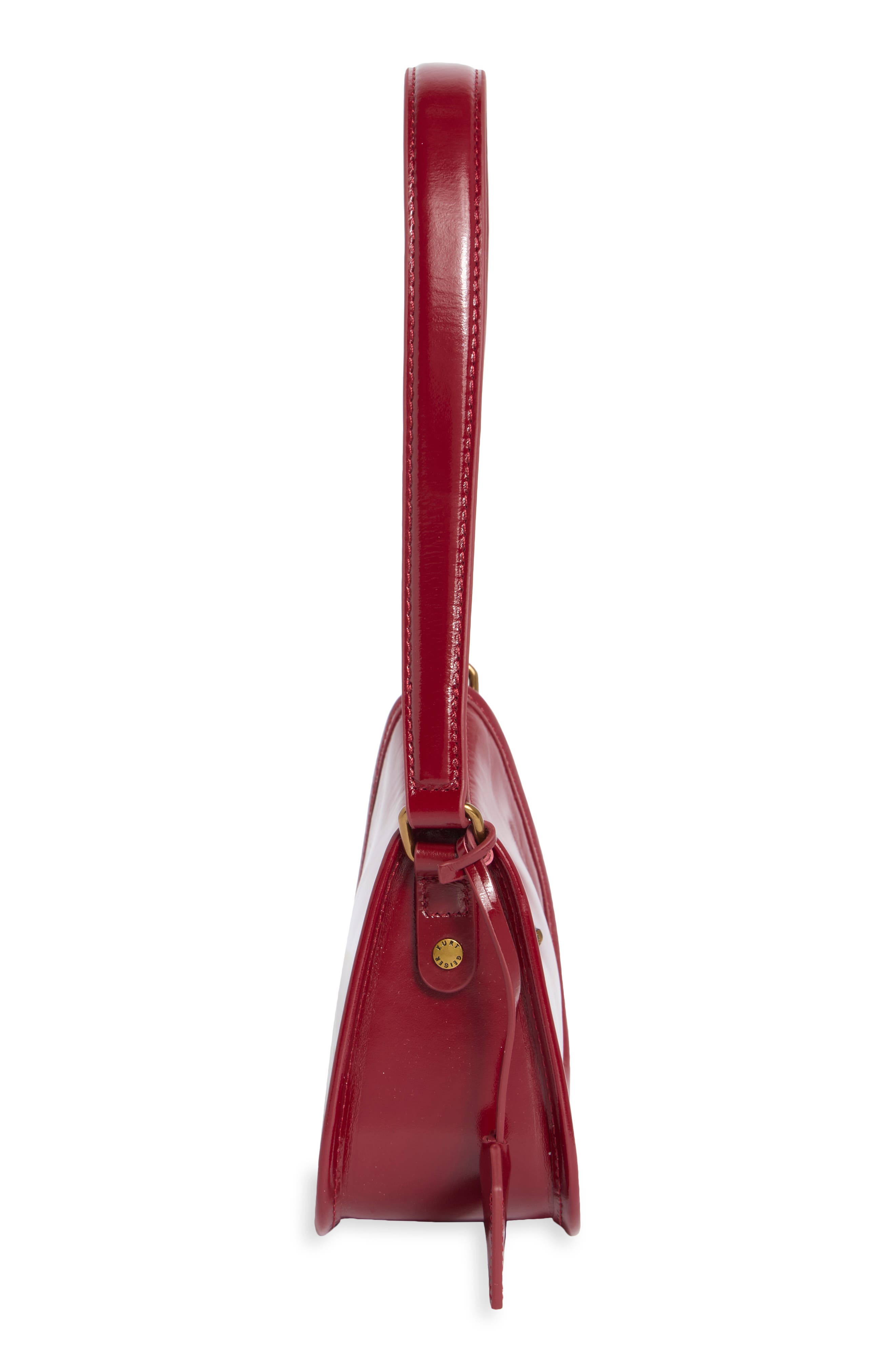 Highgate Small Leather Hobo Bag, Alternate, color, WINE