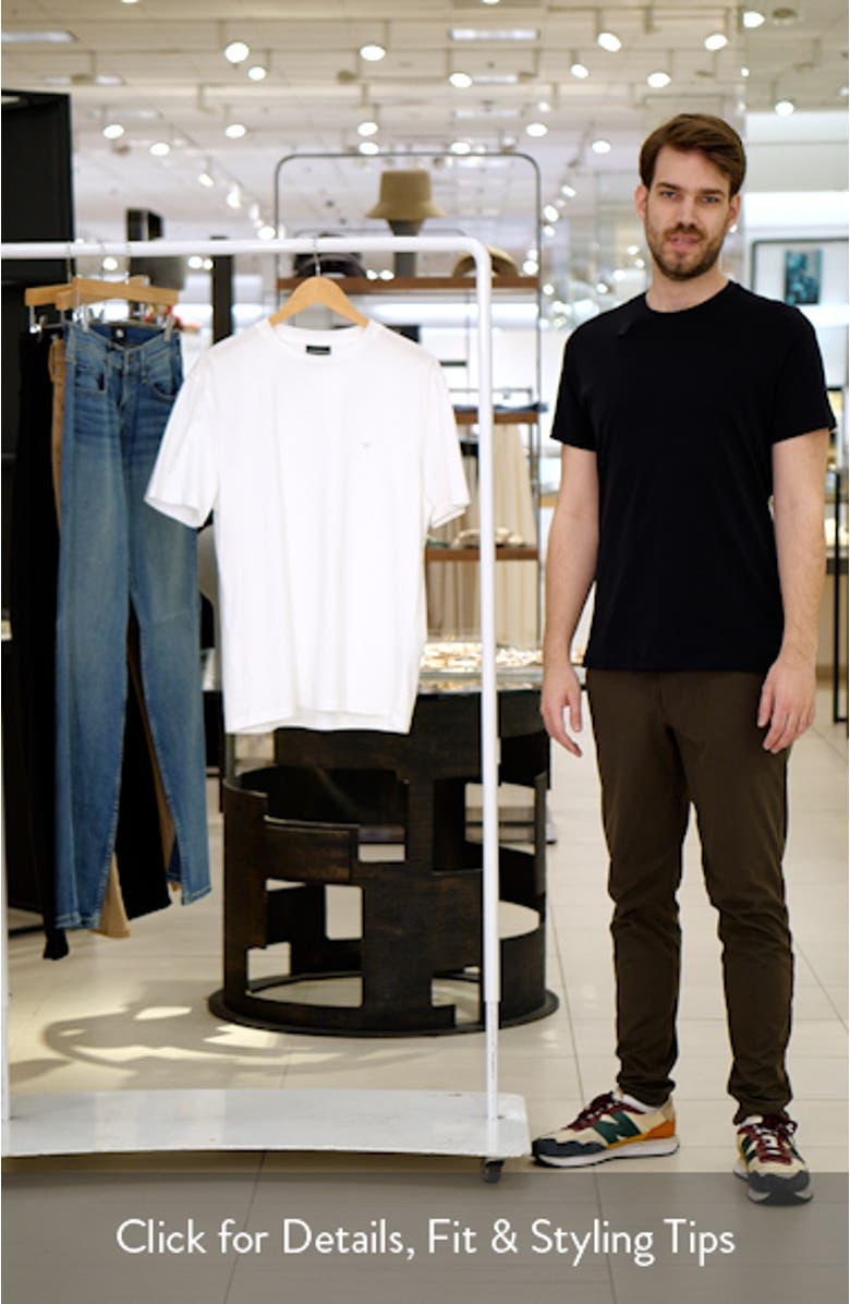 Logo Embroidered Crewneck T-Shirt, sales video thumbnail