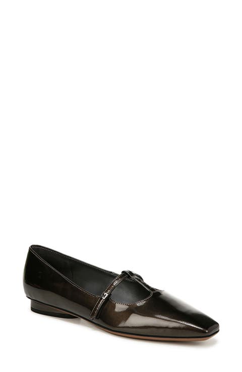 Carmela Square Toe Mary Jane Flat (Women)