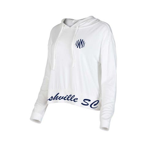 Women's Concepts Sport White Nashville SC Accord Hoodie Long Sleeve Top