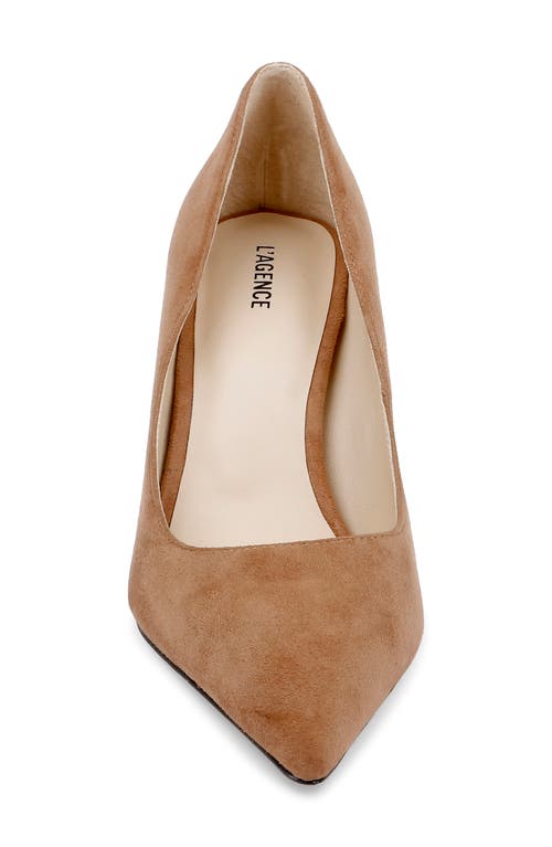 L Agence L'agence Maelle Pointed Toe Pump In Sand