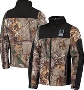 DUNBROOKE Men's Dunbrooke Realtree Camo/Black Indianapolis Colts Circle Hunter Softshell Full-Zip Jacket