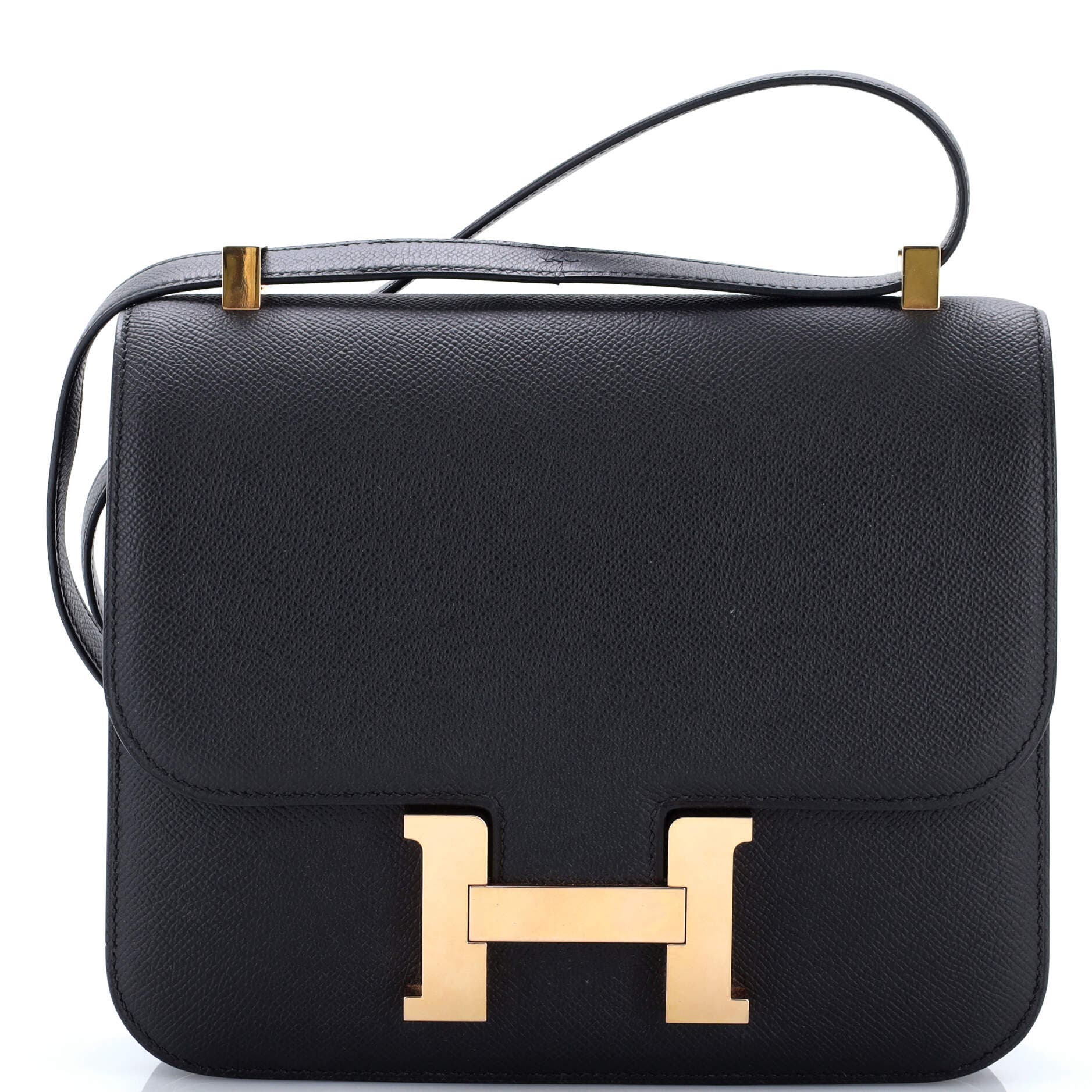Pre-Owned Hermes Constance Bag Epsom 24, Main, color, Noir