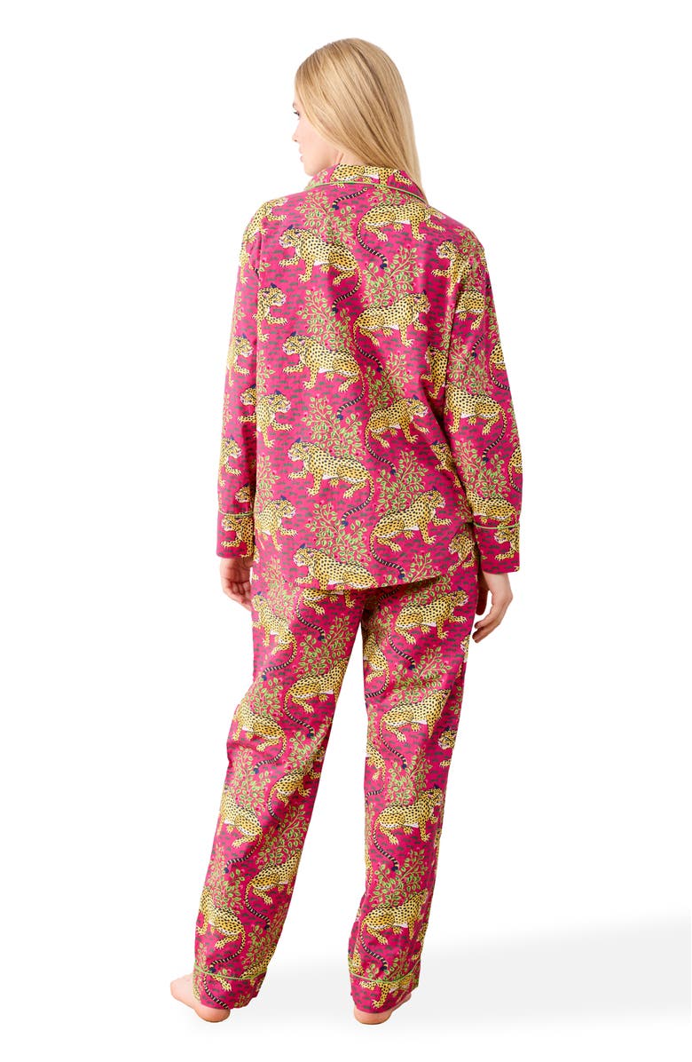 Printfresh Long PJ Set, Alternate, color, Hot Pink