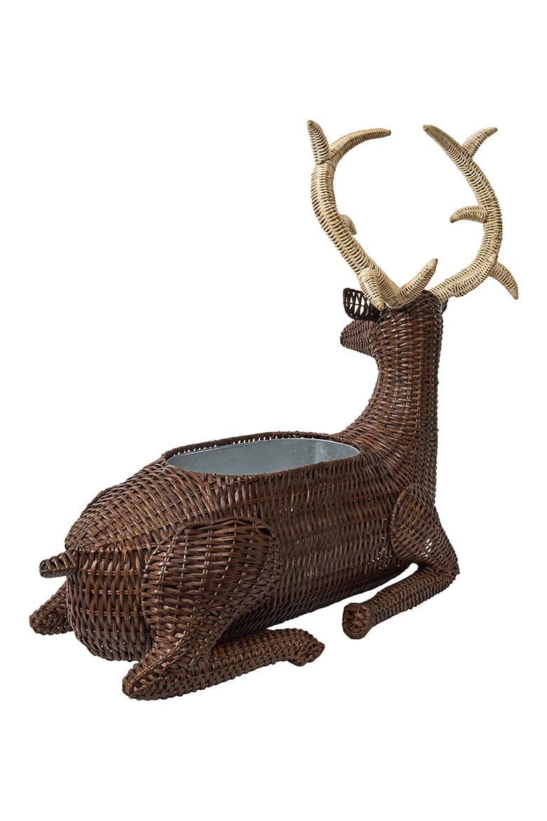 Devon Willow Stag Party Bucket, Alternate, color, BROWN