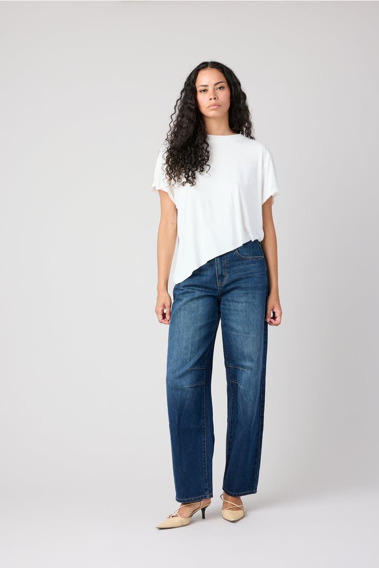 Chloe Short Sleeve T-Shirt, Alternate, color, Cream