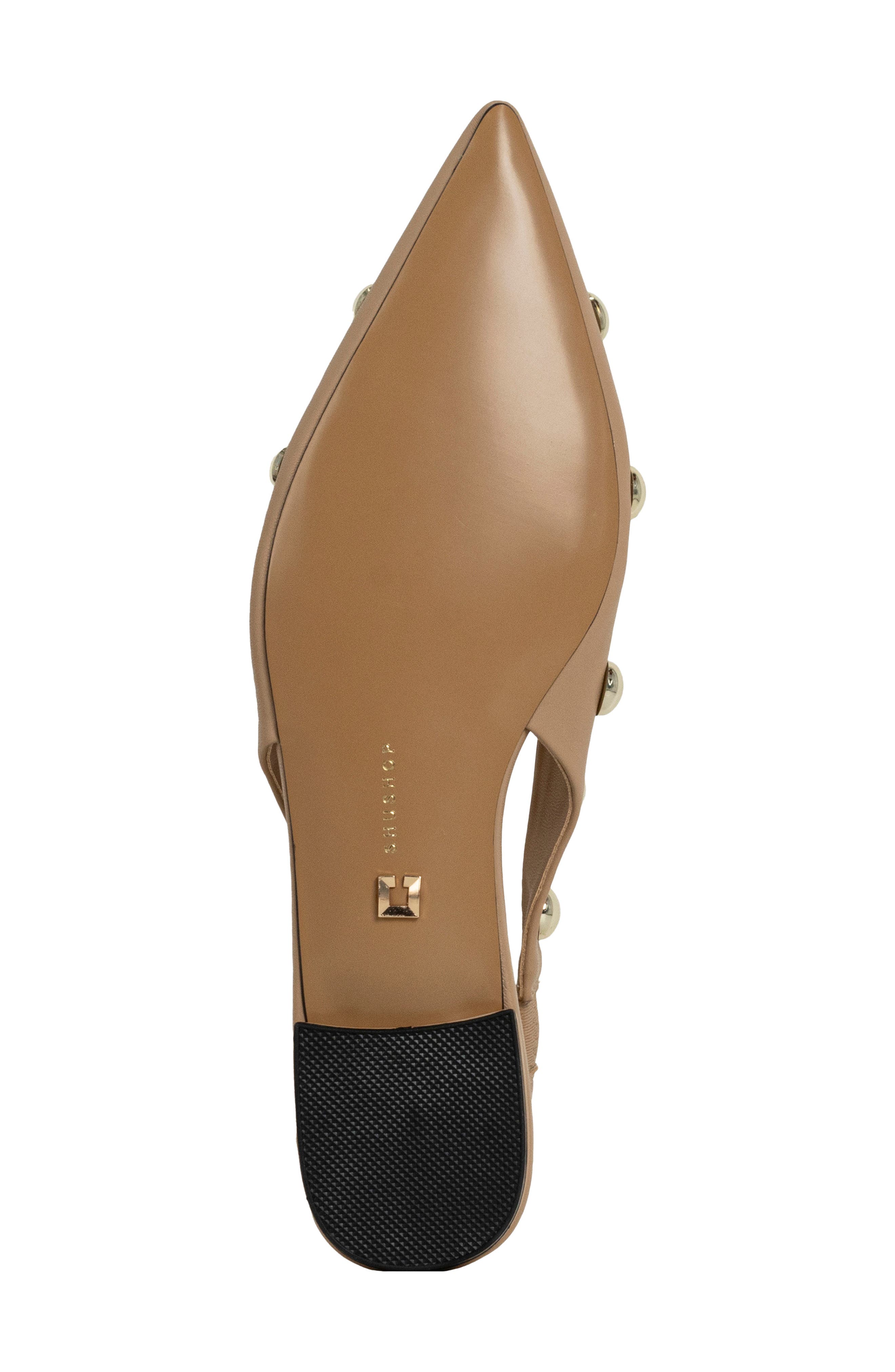 Arizona Slingback Flat, Alternate, color, NUDE