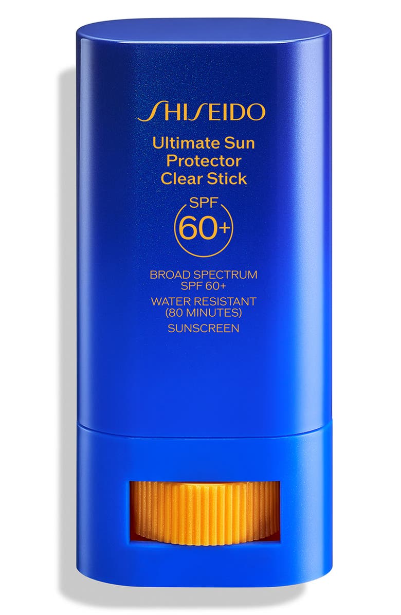 Shiseido Ultimate Sun Protector Clear Stick SPF60+, Main, color, 