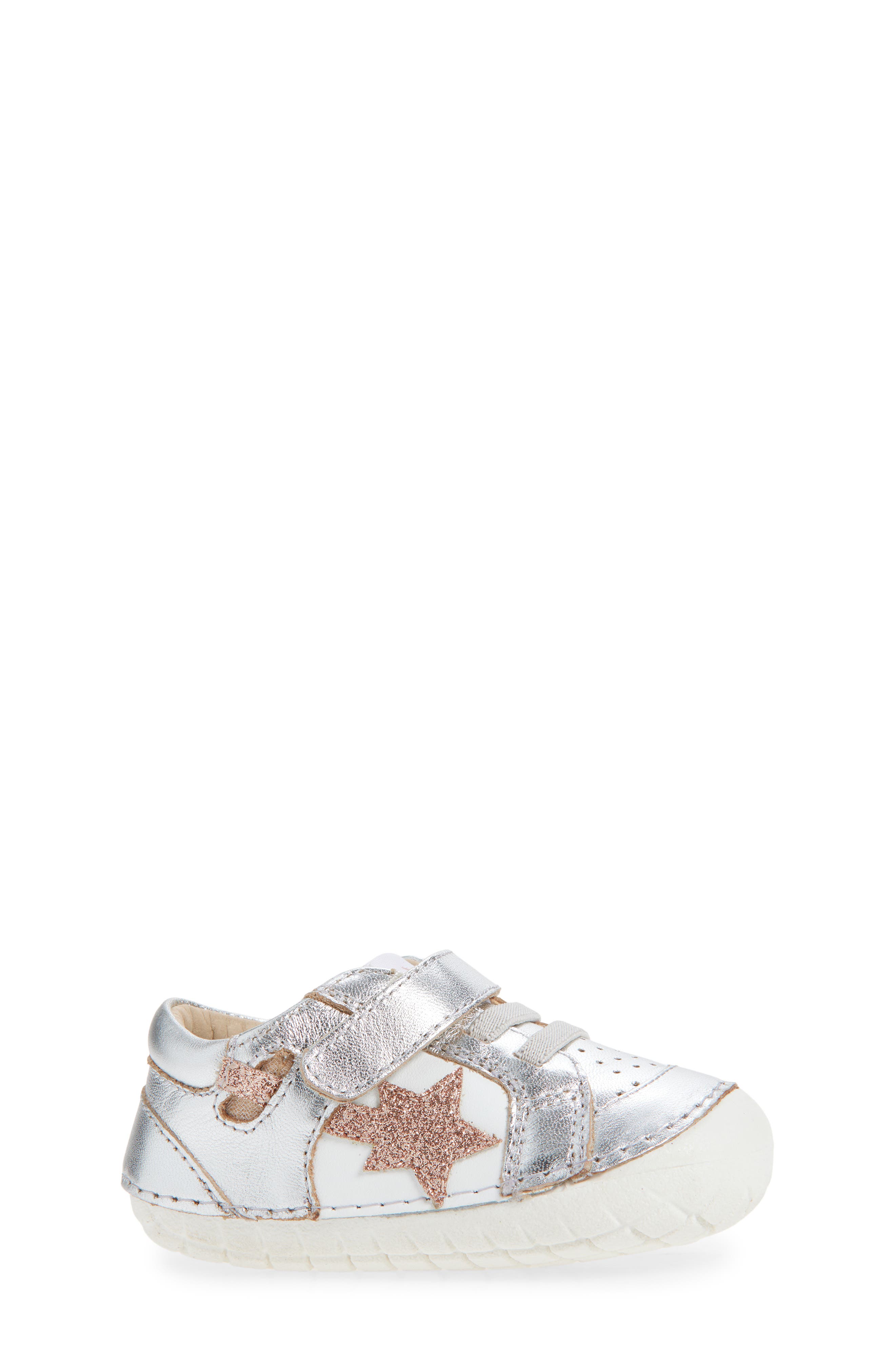 OLD SOLES Kids' 4114 Pavesta Sneaker, Alternate, color, Silver / Glam Copper
