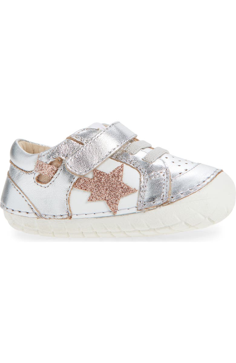 OLD SOLES Kids' 4114 Pavesta Sneaker, Alternate, color, Silver / Glam Copper