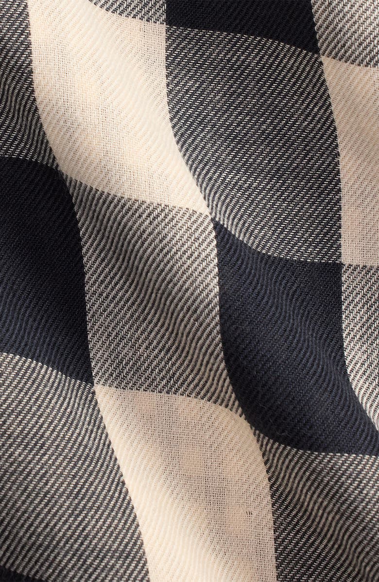 Polo Ralph Lauren Classic Fit Check Cotton Twill Button-Down Shirt, Alternate, color, Cream/ Black