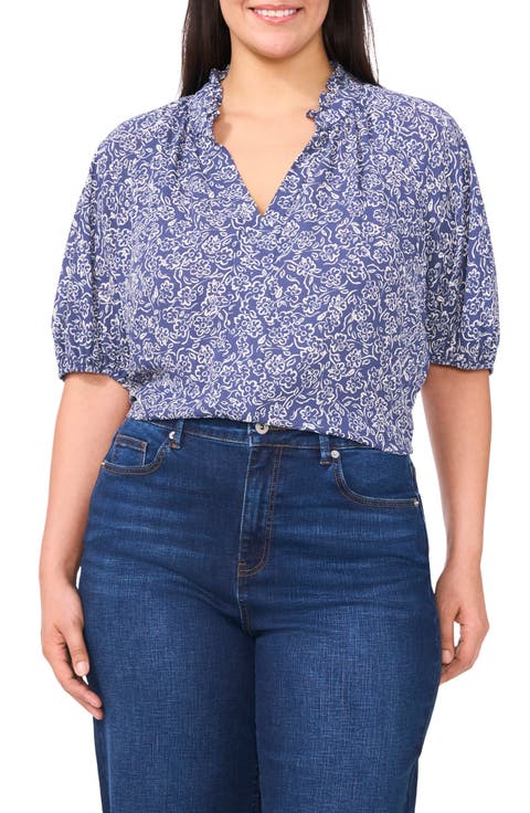 Split Neck Plus-Size Tops for Women | Nordstrom