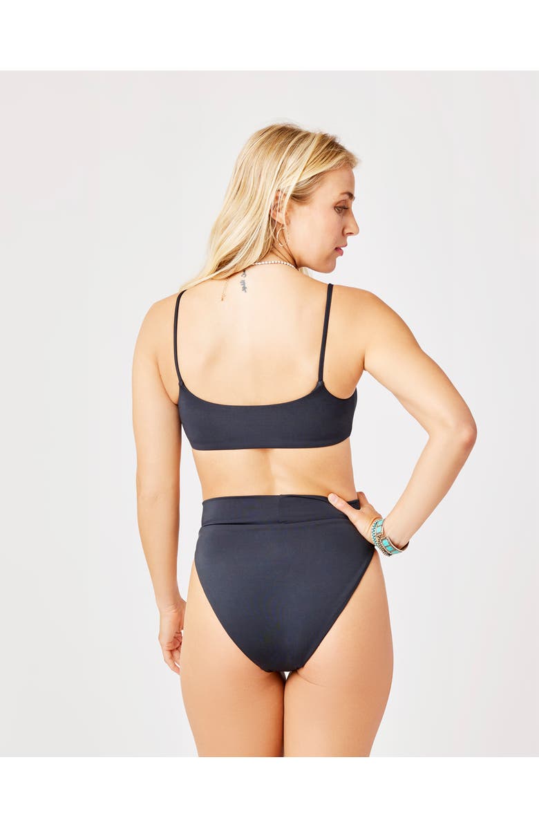 Carve Designs Mae Bottom Swimwear in Pink Oasis - Stylish and Eco-Friendly, Main, color, Black