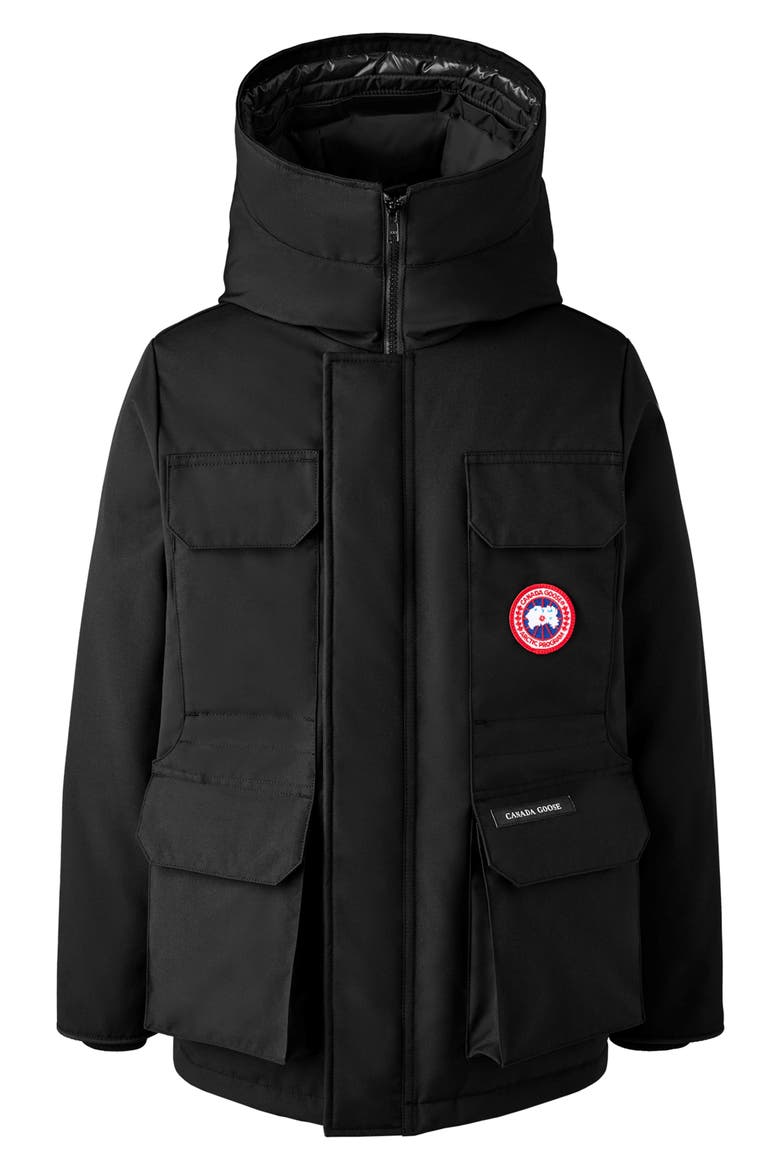 Kids' Expedition Water Repellent 625 Fill Power Down Parka, Alternate, color, BLACK - NOIR