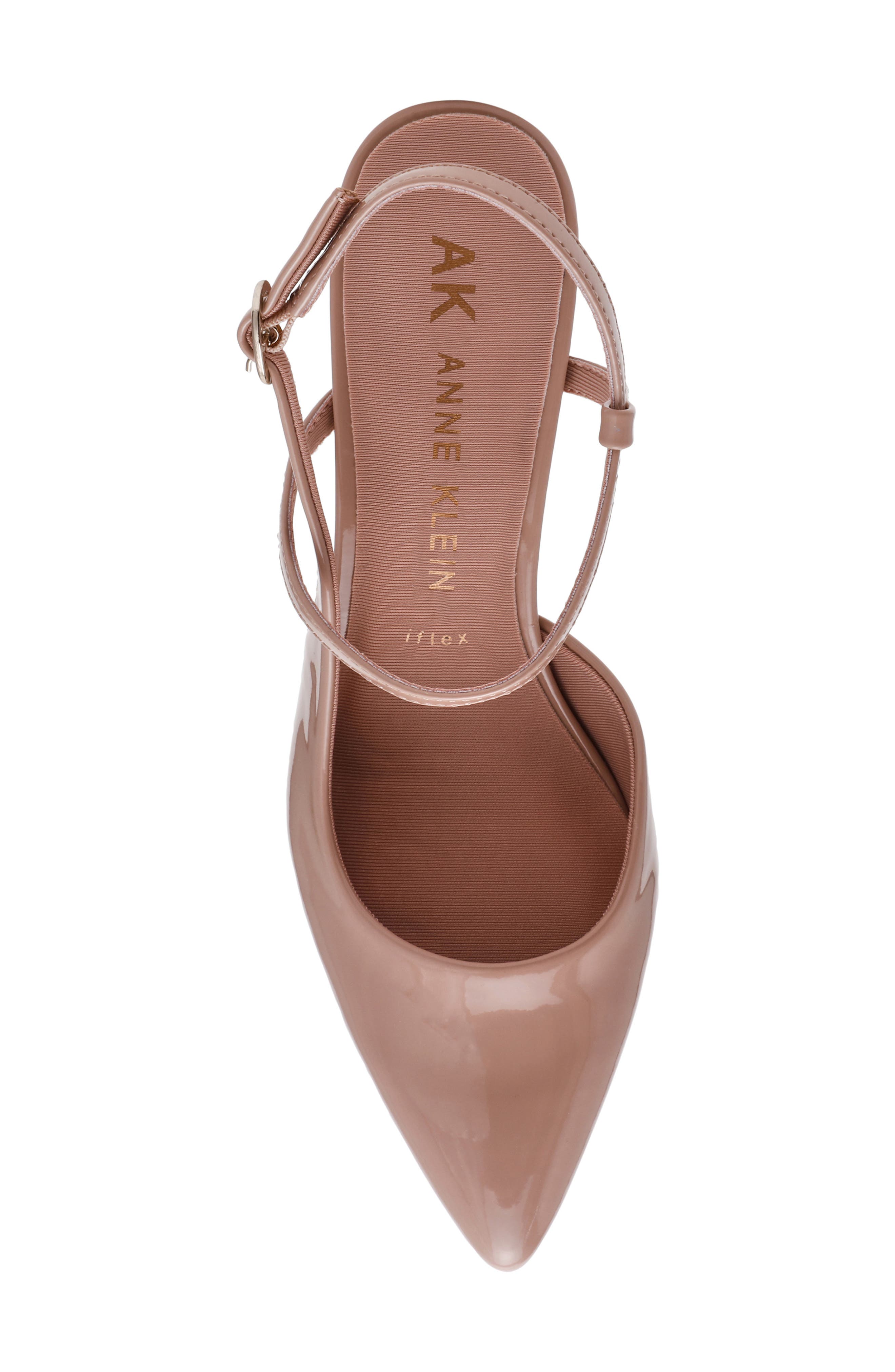 Bueles Ankle Strap Pump, Alternate, color, ALMOND PATENT