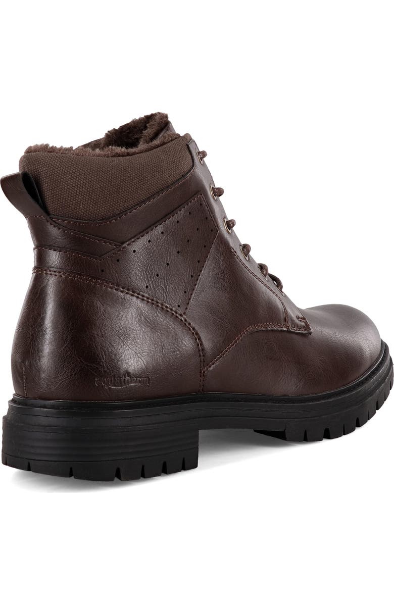 AQUATHERM BY SANTANA CANADA Fundy Faux Fur Lined Waterproof Boot, Alternate, color, Dark Brown