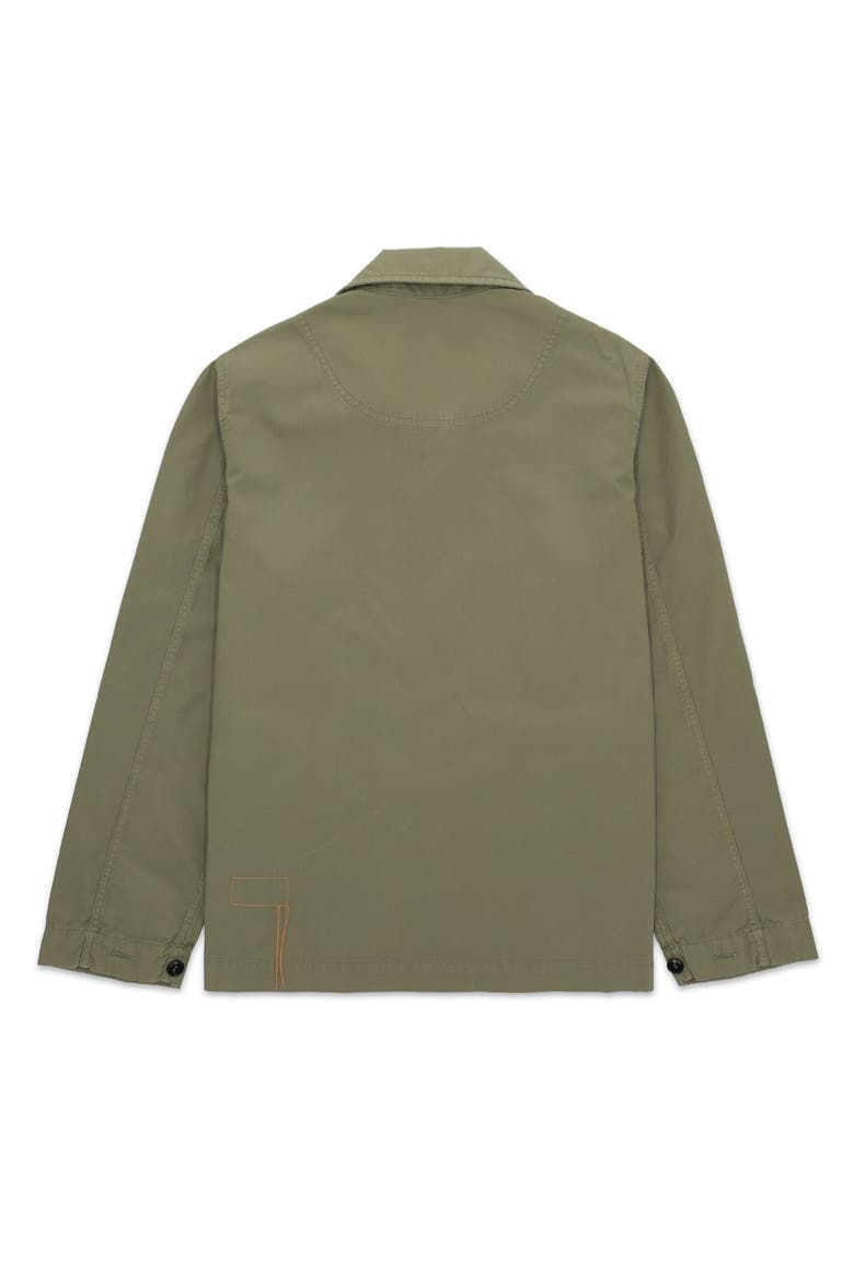 Solomon Twill Cotton Overshirt, Alternate, color, SAGE