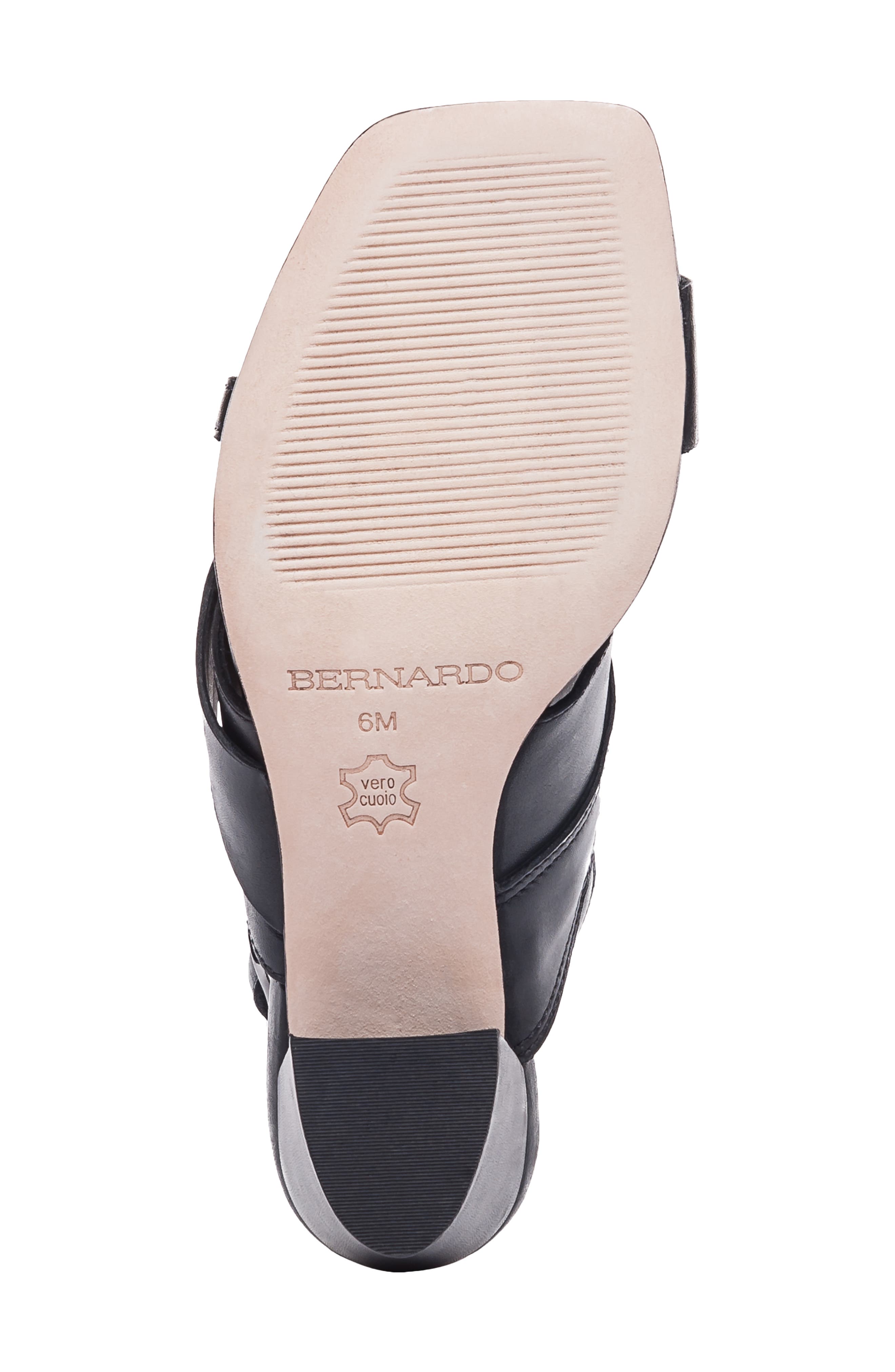 Haider Slingback Sandal, Alternate, color, BLACK LEATHER