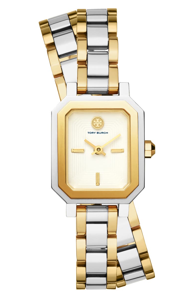 Tory Burch Robinson Wrap Bracelet Watch, 22mm, Main, color, 