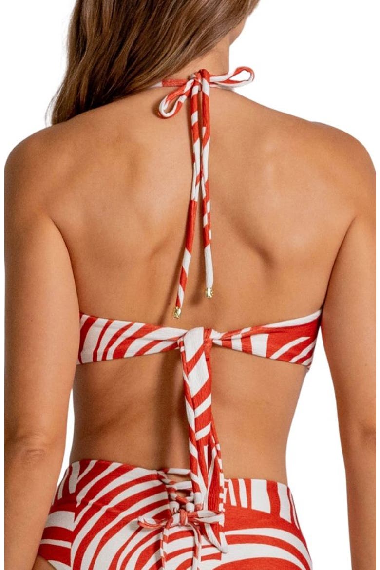 Bandeau Bikini Top, Alternate, color, CHUTNEY