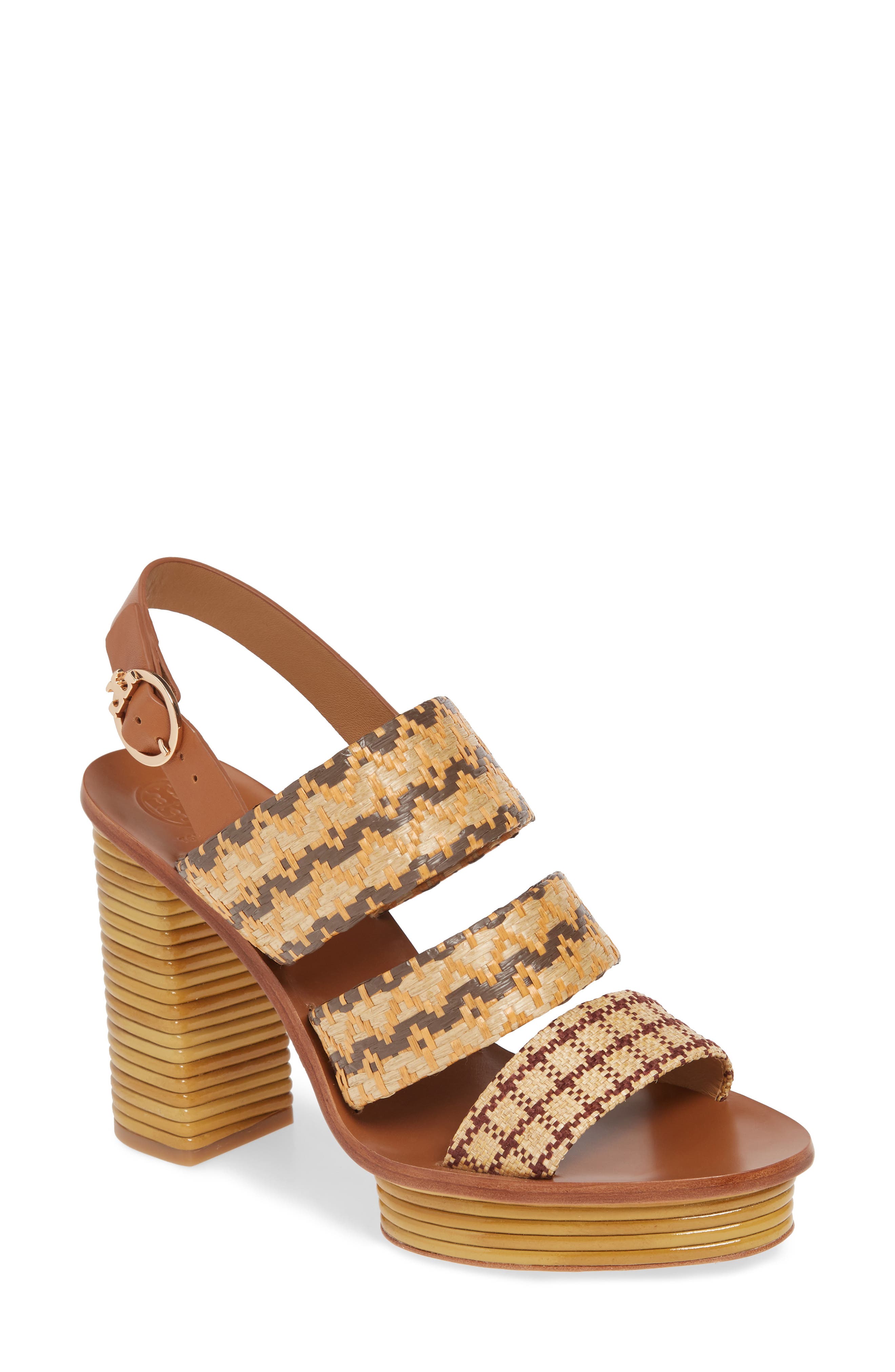 Tory Burch Patos Slingback Platform Sandal, Main, color, 