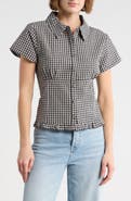 Vigoss Gingham Fitted Top