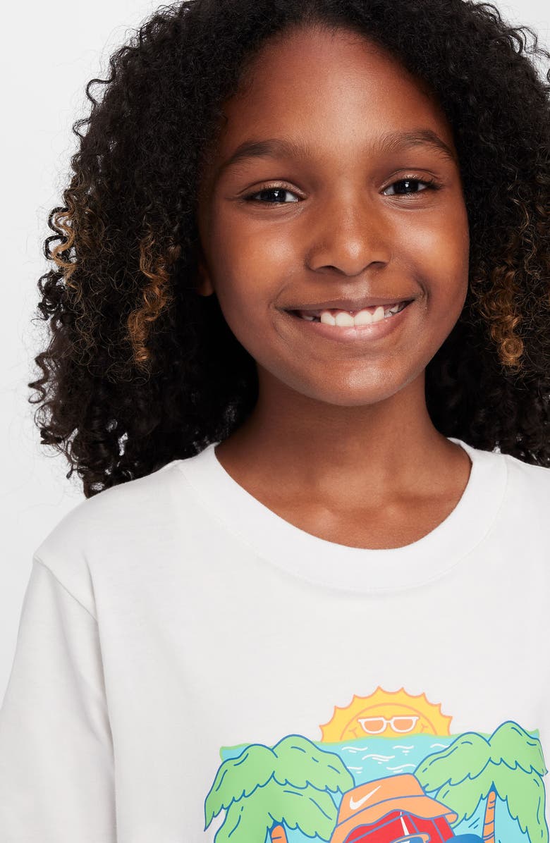 Nike Kids' Sportswear Boxy Skate Graphic T-Shirt, Alternate, color, 100 White