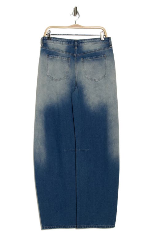 Ptcl Tinted Barrel Leg Jeans In Indigo