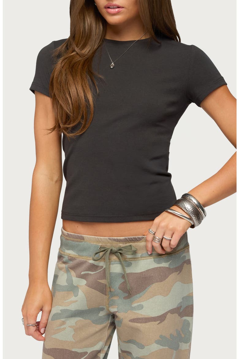 Studded T-Shirt, Main, color, DARK-GRAY