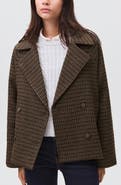 MANGO TEEN Plaid Raglan Sleeve Coat